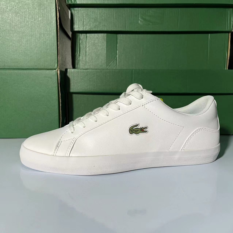 Classic White Shoes Lacoste French Crocodile Women's Casual Shoes 41Cfa0022-21G Classic White Shoes Lacoste French Crocodile Women's Casual Shoes 41Cfa0022-21G
