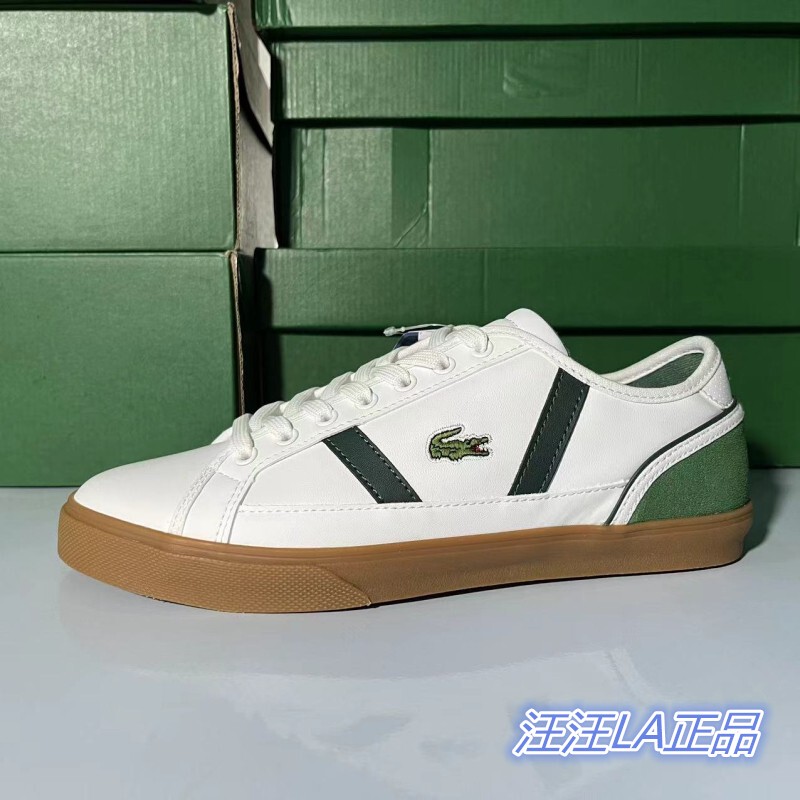 Lacoste French Crocodile Men's Leather Casual Sneakers 45Cma0034