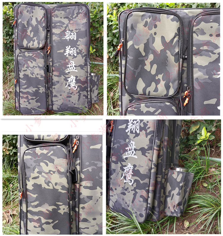 Soaring Eagle Kite Bag Sketching Backpack Dual-Use Handbag Eagle Wheel Portable Storage Bag with Internal Support