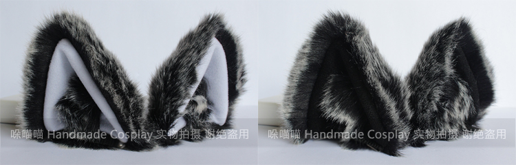 Anime nhân vật mũ đạo cụ biểu diễn cosplay sang trọng tùy chỉnh stereo tai mèo fox ear kẹp tóc cosplay 2b
