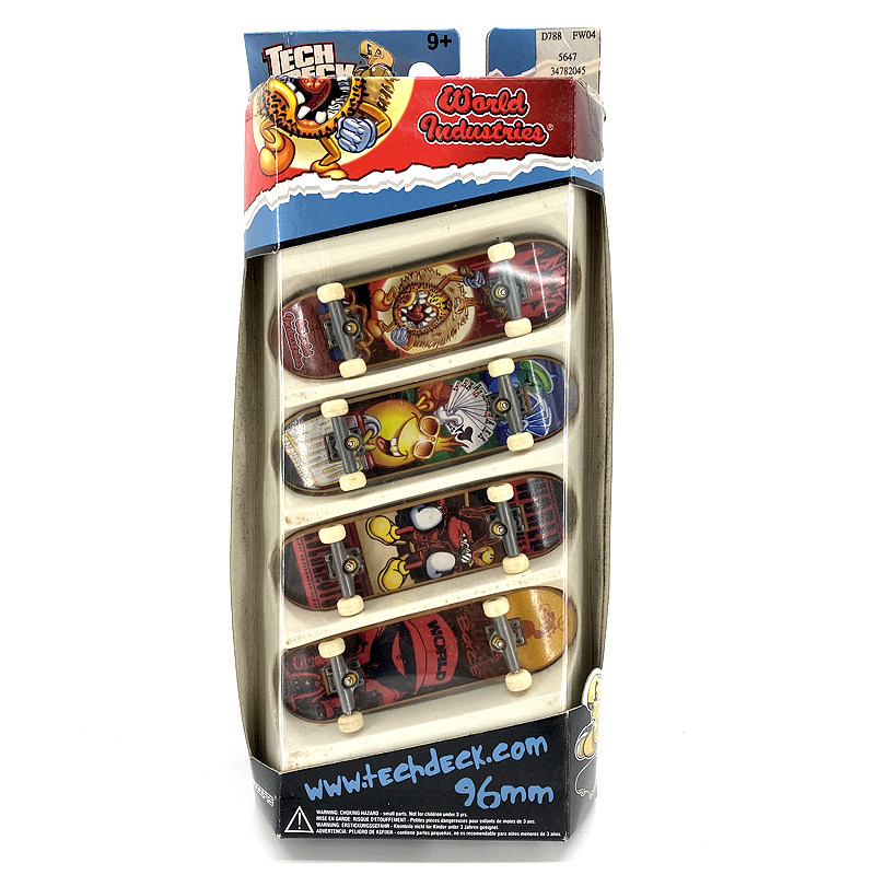 Креативные игрушки для детей tech deck fingerboard 96mm 手指滑板 四个套装 指尖玩具 Sega toys