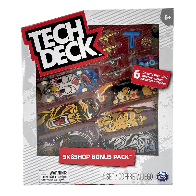 Креативные игрушки для детей tech deck专业手指滑板翻team可换轴承桥滑轮面板配件工具补充装 Sega toys