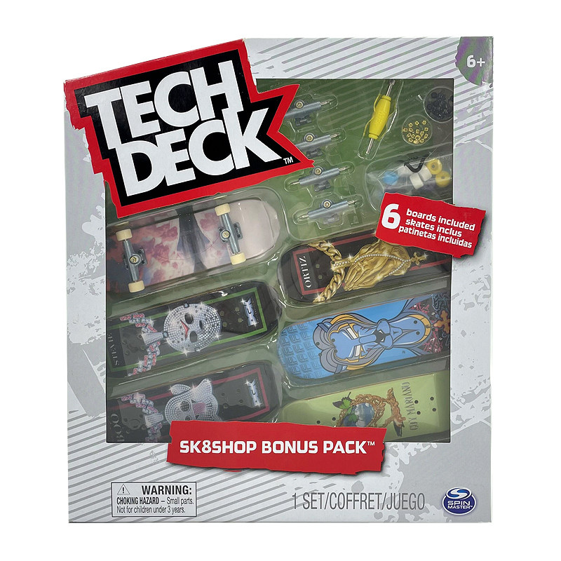Креативные игрушки для детей tech deck专业手指滑板翻team可换轴承桥滑轮面板配件工具补充装 Sega toys