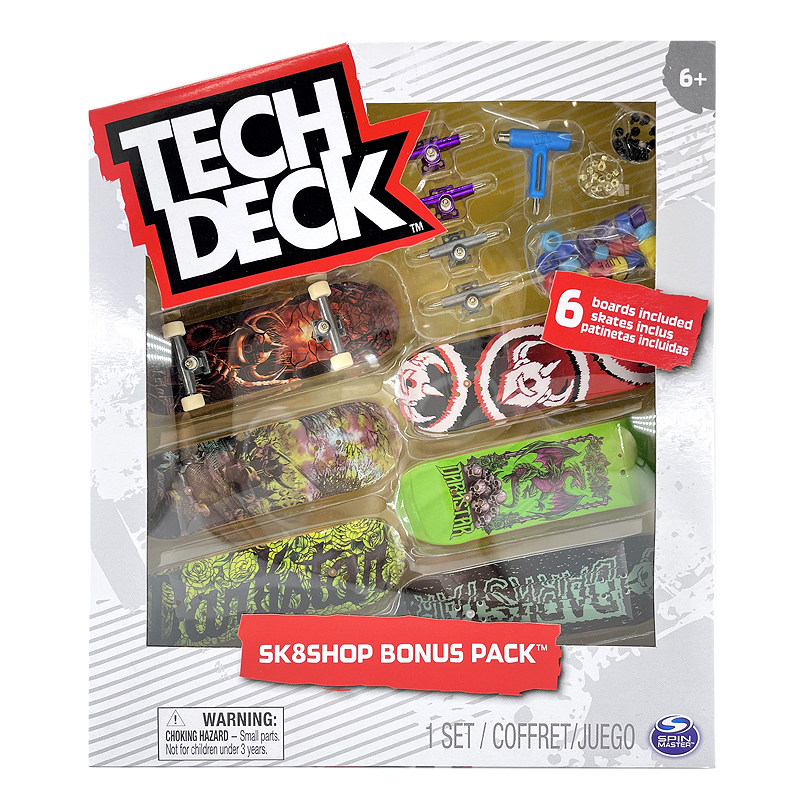 Креативные игрушки для детей tech deck专业手指滑板翻team可换轴承桥滑轮面板配件工具补充装 Sega toys