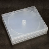 Прозрачная световая поверхность PP Soft Plastic Box DVD CD CD коробка нелегко разбить коробку для упаковки с двойным кусочком