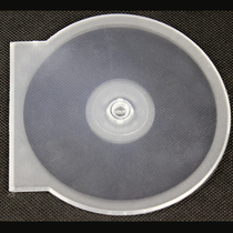 Affordable 12 gr semi-circle type CD DVD sector light disc case unbreakable package containing CD shell shell disc box