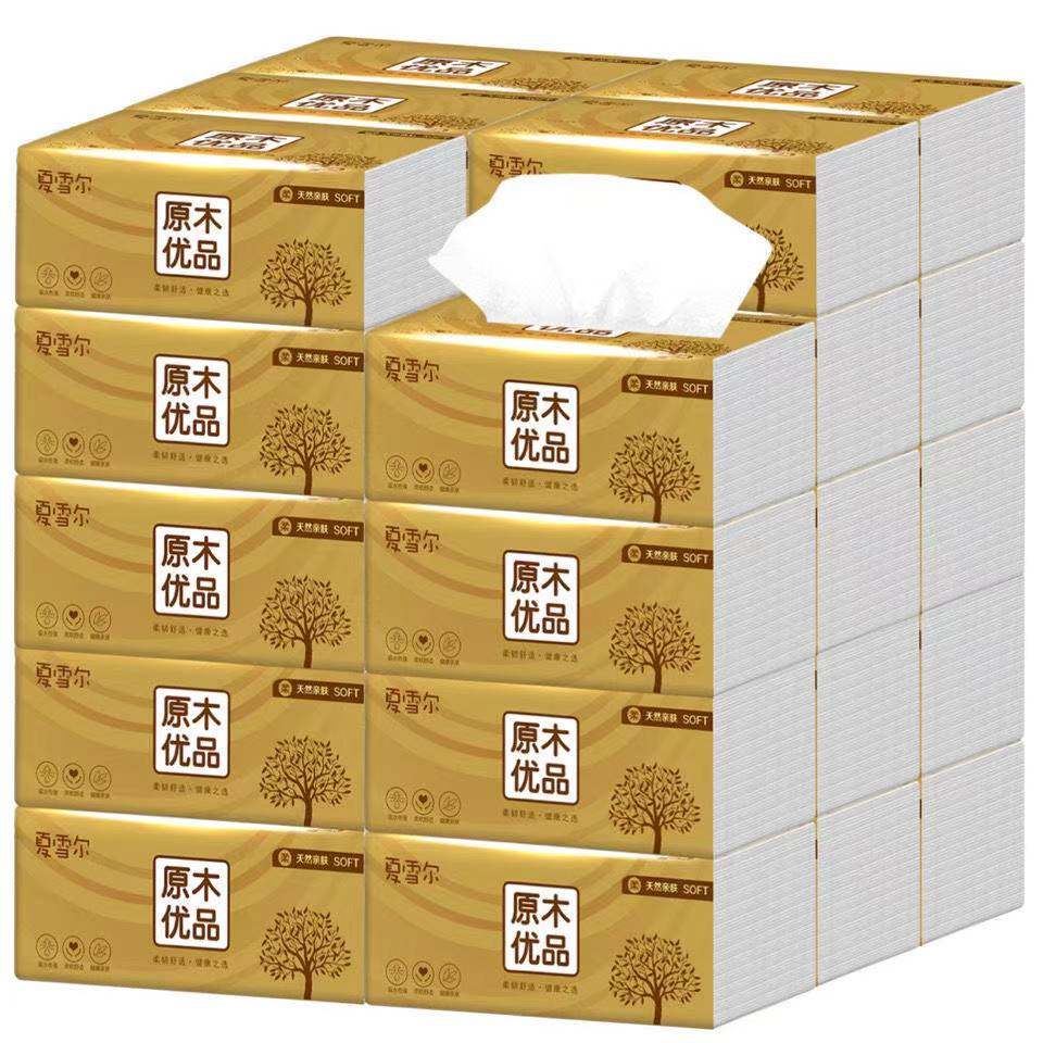 (60 packs of one year with 1 pack) log extraction style toilet paper Home affordable clothing Tissue Paper Special Price Wet Water Unbreakout