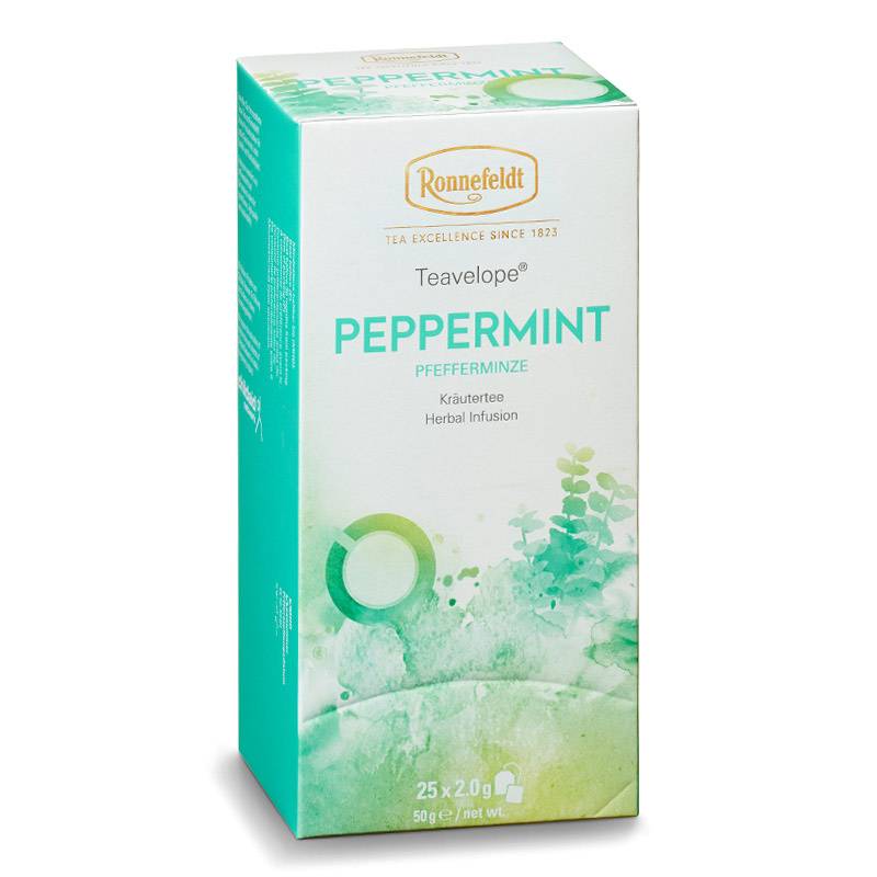 German original import of Ronnéfert Peppermint tea pack Ronafitte tea pack for mint vanilla tea