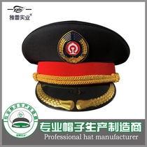 Yalei hat factory spot black big cap autumn and winter thickened fabric big Eaves hat railway aviation hat wheat ear
