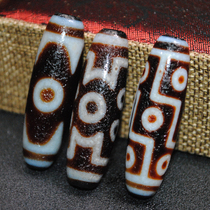 Tibet natural fire for heaven beads genuine to pure chalcedony old mine pharmacist 3579 eyes bracelet necklace pendant