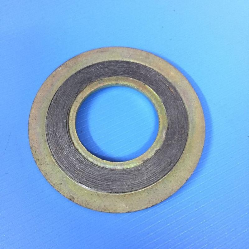 Metal graphite wound pad metal graphite wound pad stainless steel metal wound gasket pipe spacer with inner and outer ring