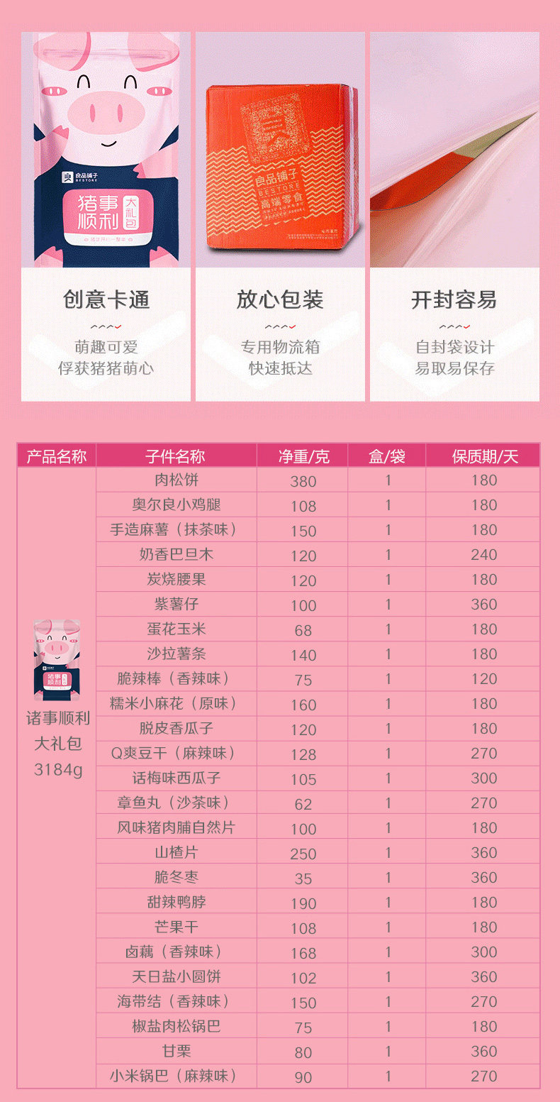 良品铺子 巨型零食大礼包 6斤大份量 图6