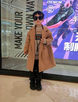 Childrens great clothes winter clothing suit the walking show to serve the new CUHK Scout Hairy jacket thickened with cotton boy