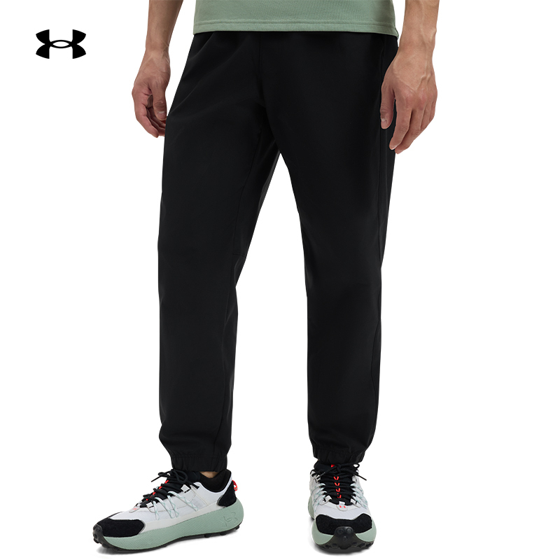 Under Armour Ua Sports Pants Men's 2026 Spring and Summer New Icon Woven Sports Casual Pants