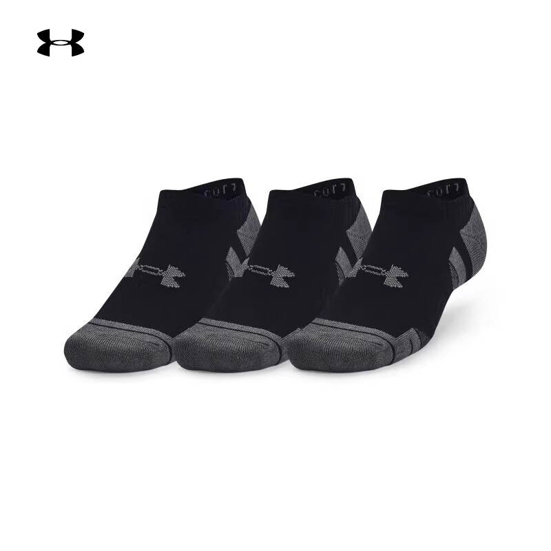 [Three Pairs Pack] under Armour Ua Socks Men's Socks Women's Socks New Breathable Sweat-Absorbing Training Sports Ankle Socks Short Socks