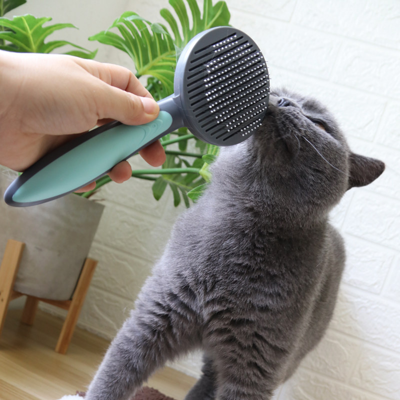 Pieco pet comb, cat needle comb to remove floating hair brush, dog hair cleaning and combing, easy to clean