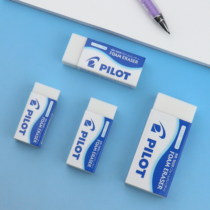 Upgraded Japanese Pilot Er-Fn6/Fn8/Fn10/Fn20 Foam Eraser, Soft, Collects Debris, Cleans Thoroughly, Texture Art Eraser, Ee-S60/100 Resin Eraser