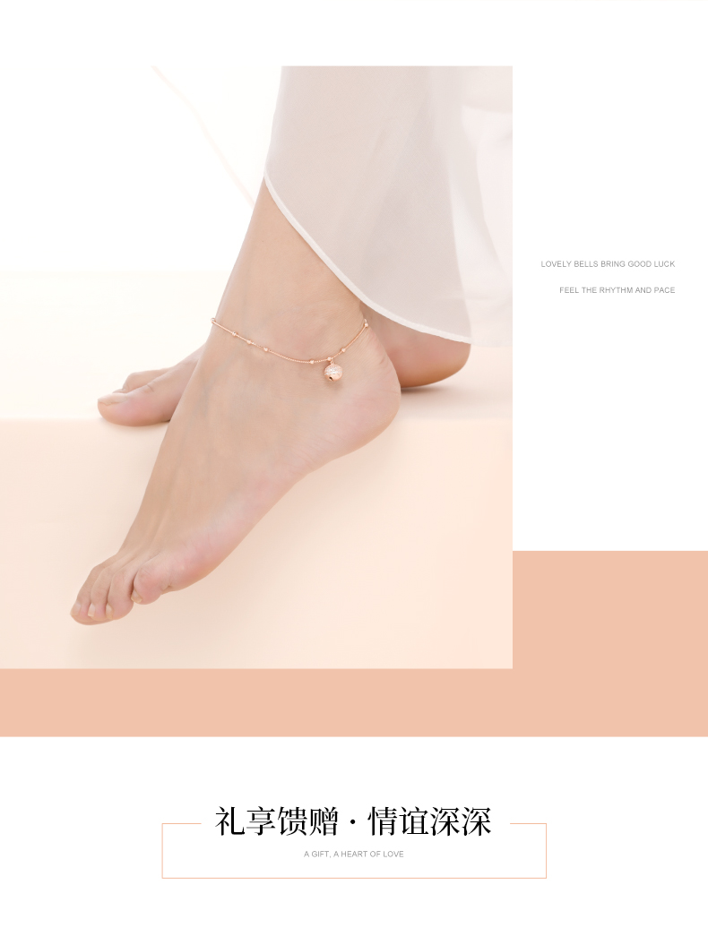 Chaine de cheville Femme en Argenterie - Ref 3103576 Image 22