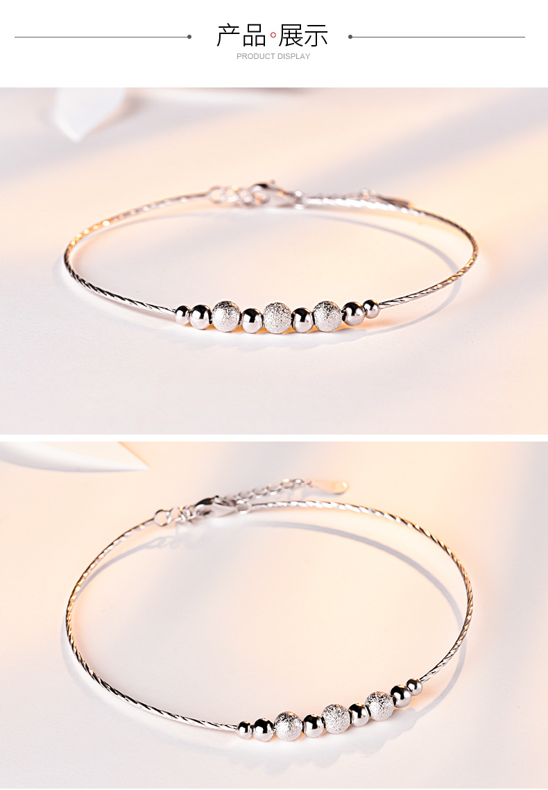 Bracelet de cheville Femme en Argenterie - Ref 3104363 Image 9