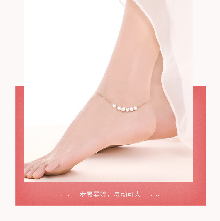 Chaine de cheville Femme en Argenterie - Ref 3103210 Image 21