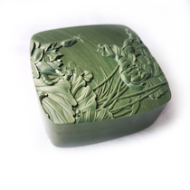 The inkstone of Songhua inkstone authentic old pit Songhua inkstone Mohai pen copy of Songhua Stone Inkstone stone box inkstone inkstone
