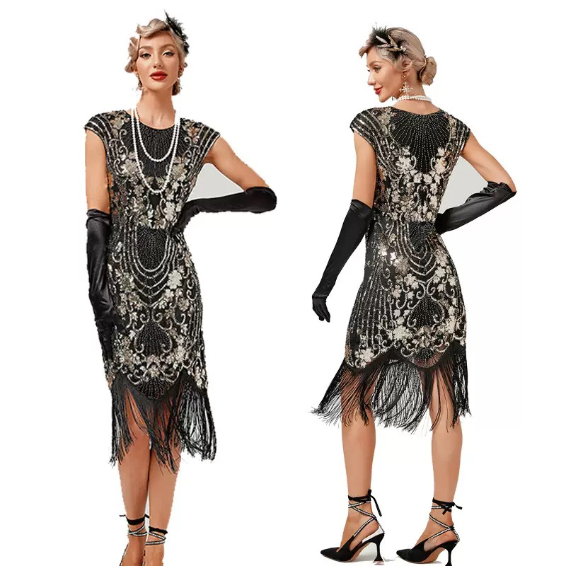 Flapper 1920S Great Gatsby Dresses Gatsby Masquerade Dress Costume