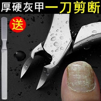 Thick nail clipper special embedded pliers Oblique mouth Single nail clipper Gray old man Pedicure toe tool Large opening Large oversized