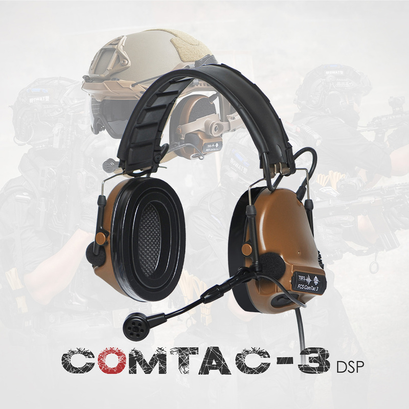 Fcs Comtac3 New Dsp Sound Pickup and Noise Reduction Tactical Communication Headset C3 Walkie-Talkie Headset Shooting Earmuffs Fcs Comtac3 New Dsp Sound Pickup and Noise Reduction Tactical Communication Headset C3 Walkie-Talkie Headset Shooting Earmuffs