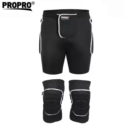 PROPRO ski protective gear Single board double board hip pads Knee pads set adult anti-fall pants men's and women's ski equipment