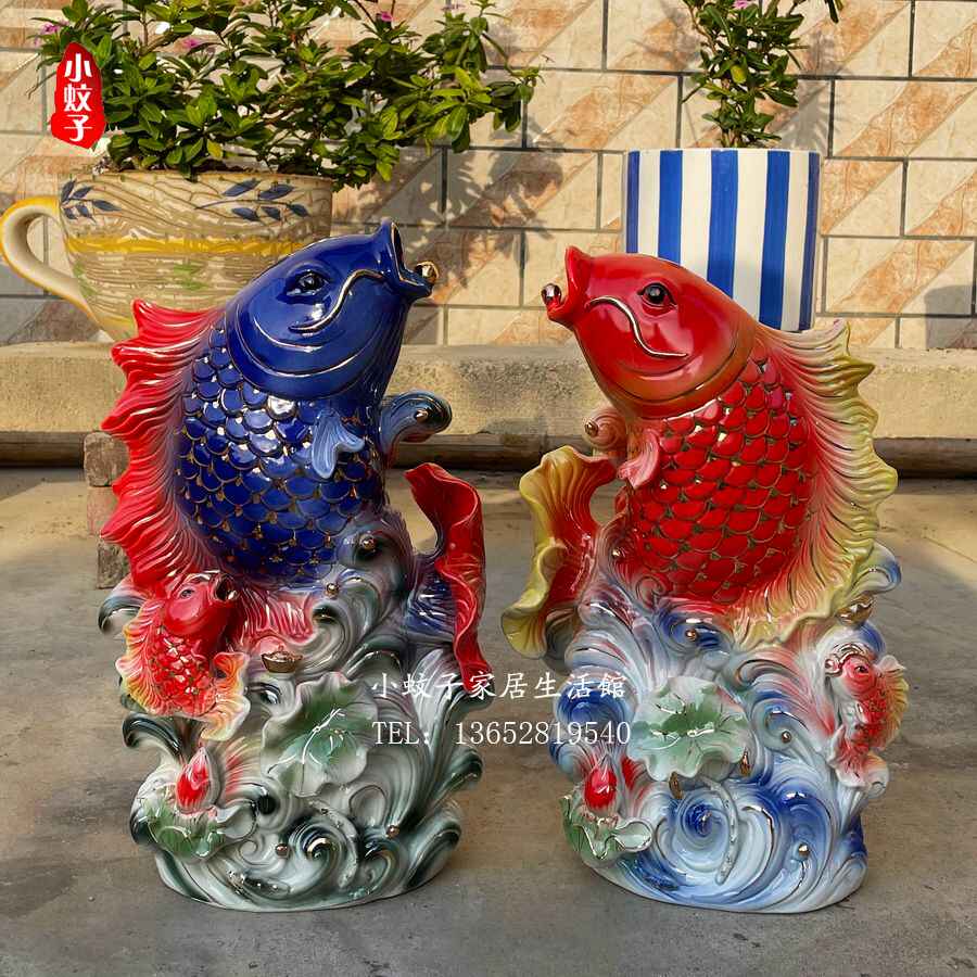 ceramic decoration lucky fish Latest Authentic Product Praise