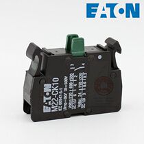 EATON Eaton button normally open auxiliary contact spring snap-on M22-CK10