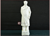 Chairman Mao porcelain portrait full body standing like cultural leather porcelain ornaments Mao Zedong ceramics standing in the town house living room office