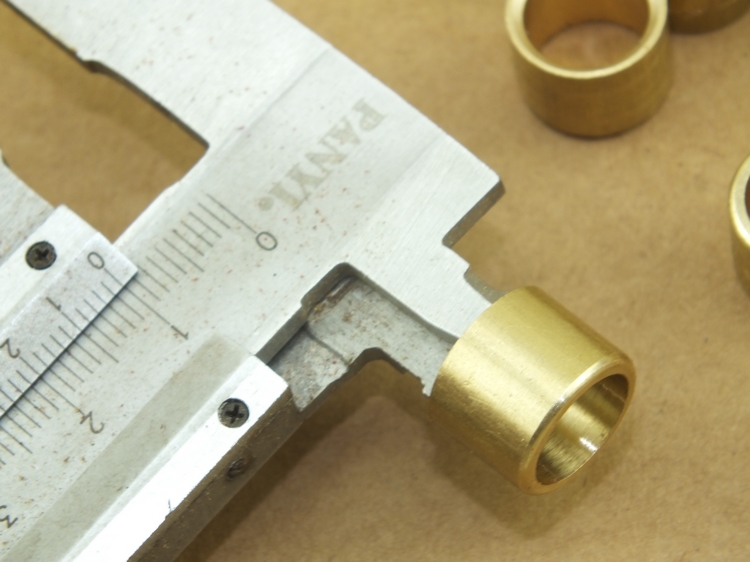 Brass copper hoop DIY phụ kiện đồng hoop đầu đồng đồng tay áo đồng nhẫn khắc phụ kiện dao billiards đầu đồng bộ bàn bi a