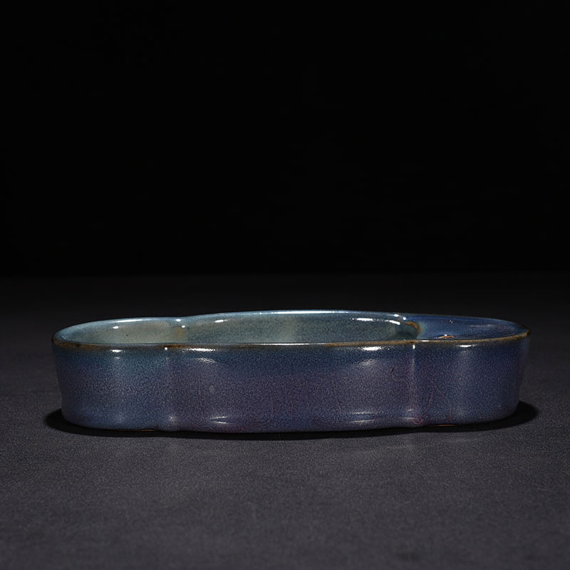 Song Jun Kiln Yongxi's two years of dazzling rose purple glaze Ruyi wash