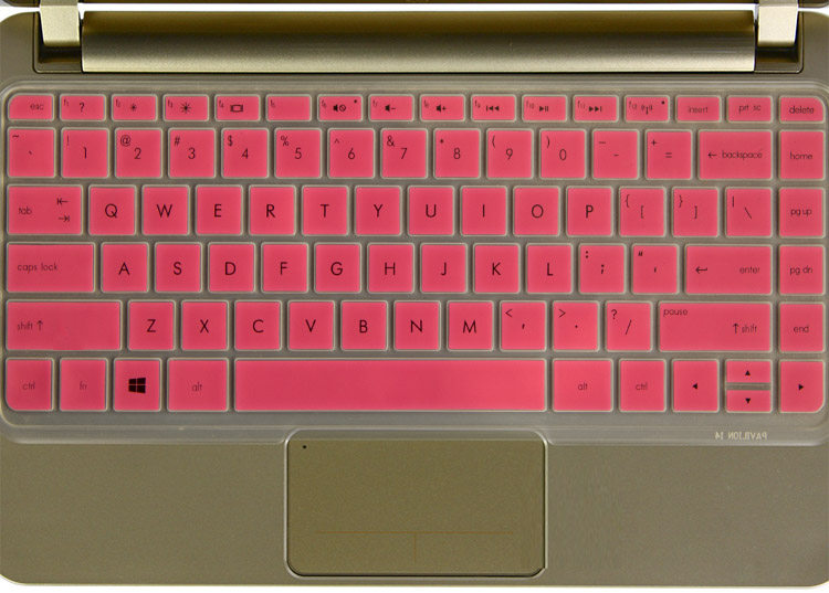 HP PAVILION 14-R217TX(L1M60PA keyboard anti-collision bar film 14-inch laptop full cover dust cover mat non-night luminaire press keyboard concave transparent silicon