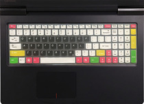 Lenovo Y700-17-ISE keyboard protection adhesive film 17 3 inch computer notebook full coverage anti-dust cover cushion waterproof anti-ash protection button rugged and transparent silica gel colorful cute cartoon