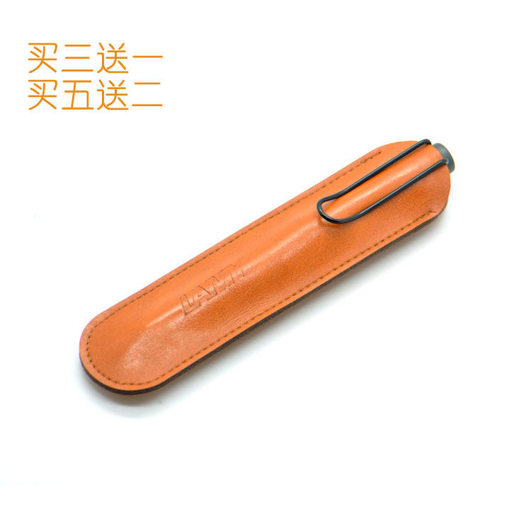 Custom LAMY straight tube leather pen cover Pen protection cover Pen bag leather bag pen protection
