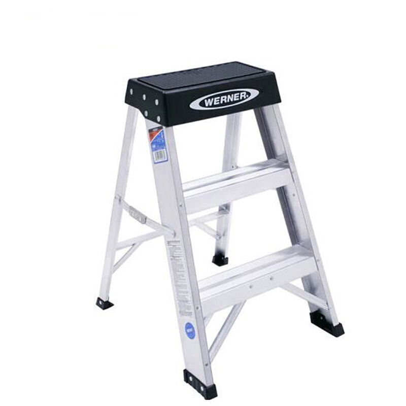 American Steady Aluminum Alloy Ladder Bench Ladder Home Folding Ladder Thickened Herringbone Ladder Portable stool 150BCN