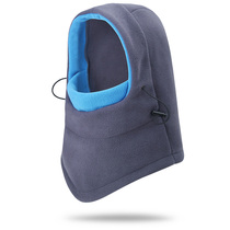 Fishing hat winter fleece hat winter fishing outdoor cycling windproof warm cold mask double layer thick cap cap