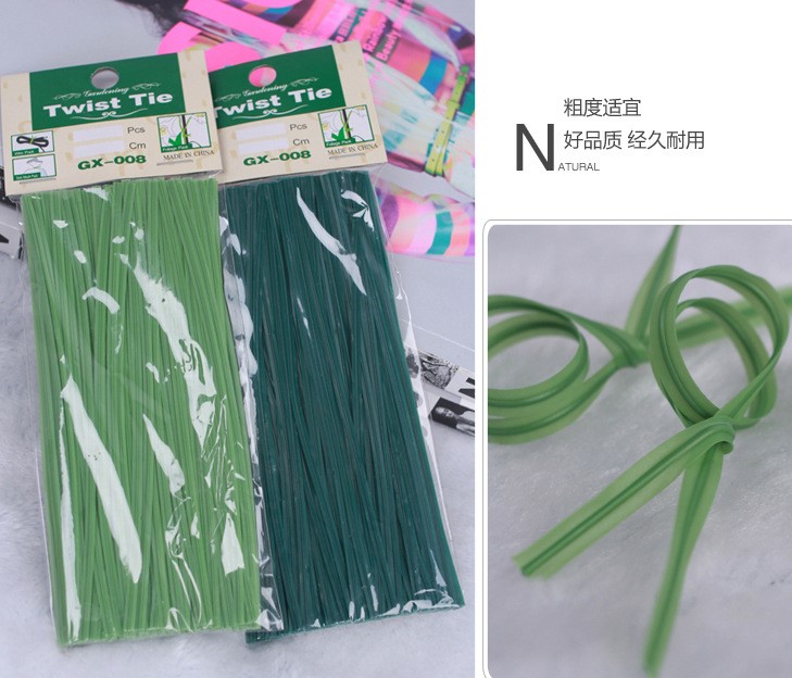 Pack-plastic ties Assisted Climbing Vines Iron Wire PVC Headphones Iron Zzareth Iron Core Prick Wire Wire Wire 200 strips