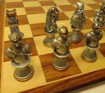 American chess classic chess crusade gold and silver maple chess board 17 solid wood