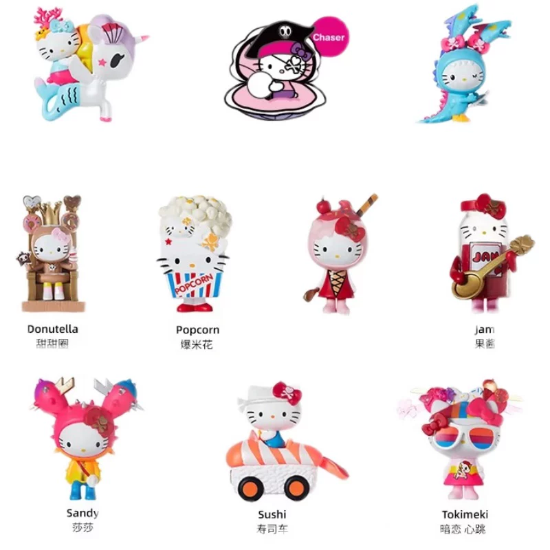 TOKIDOKI X Hello Kitty Единорог Кооперативный Писатель 2-й сезон 2 новое подлинное подтверждение Слепая коробка