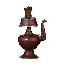 Ba Bi pot brass Nepalese OOQ art carving Tibetan Tantric supplies flower offering ornaments in front of the Buddha kettle pure water supply