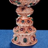 Ги лампы Непал медные хедю Семейство для буддхи тибетские тибетские тибетские тибетские огни светильники фронтальные свечи