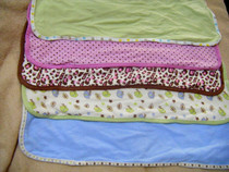 Foreign trade original single double-layer hiccup towel spit milk cloth baby pad back towel wipe mouth cloth