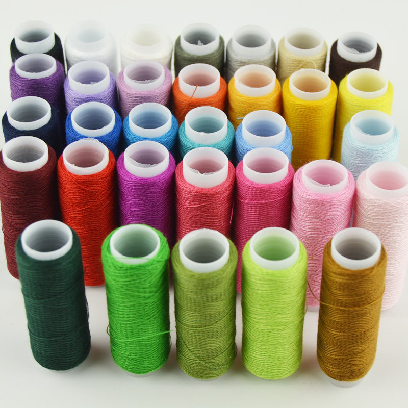 402 high quality household sewing machine thread Hand sewing thread DIY sewing thread Polyester fiber thread household needlework 32 colors optional