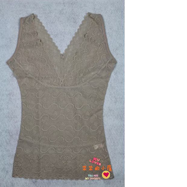 Người hâm mộ Peel 4953 ren ngực cơ thể định hình cơ thể vest bụng trở lại một phần đôi đồ lót mỏng corset áo nâng ngực