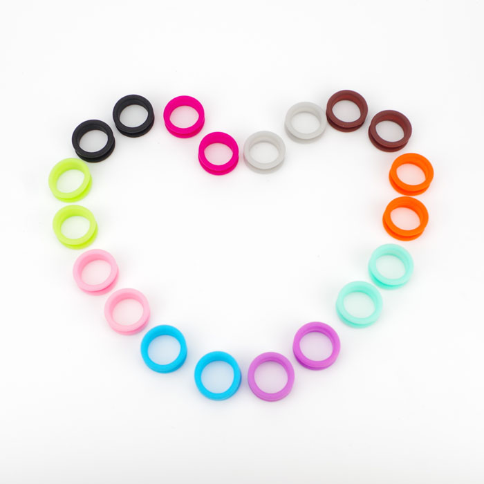 Pet dog super soft silicone non-slip scissors ring beauty scissors finger ring a pair of pet scissors special ring