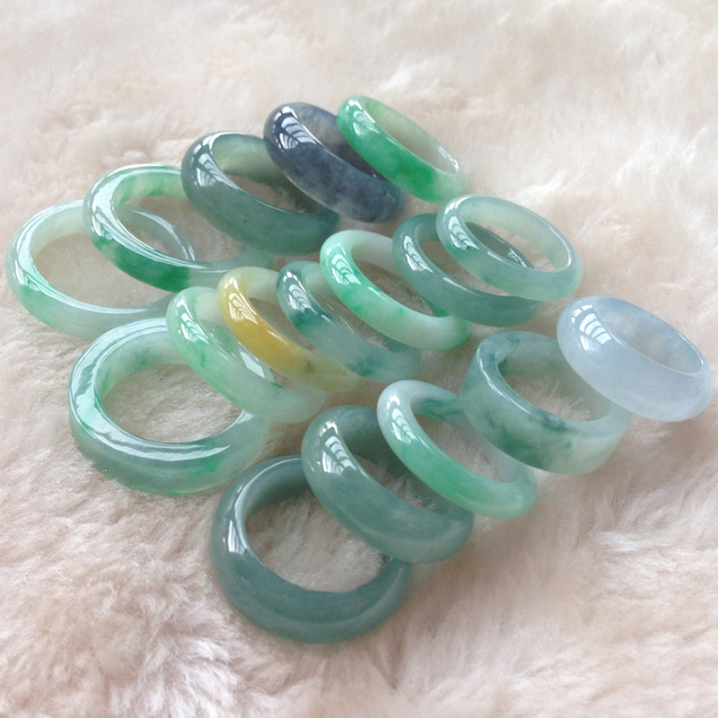 Natural Jade Ring Jade Finger Ring Jade Ring Band Jade Ring for Men and Women Sizes 6-23 Jade Bracelet Natural Jade Ring Jade Finger Ring Jade Ring Band Jade Ring for Men and Women Sizes 6-23 Jade Bracelet