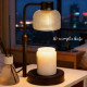 Simple and High-End Flameless Aromatherapy Lamp, Adjustable Height Wax Melting Lamp, Bedroom Candle Melting Lamp, Ambiance Decoration, Wedding and Birthday Gift